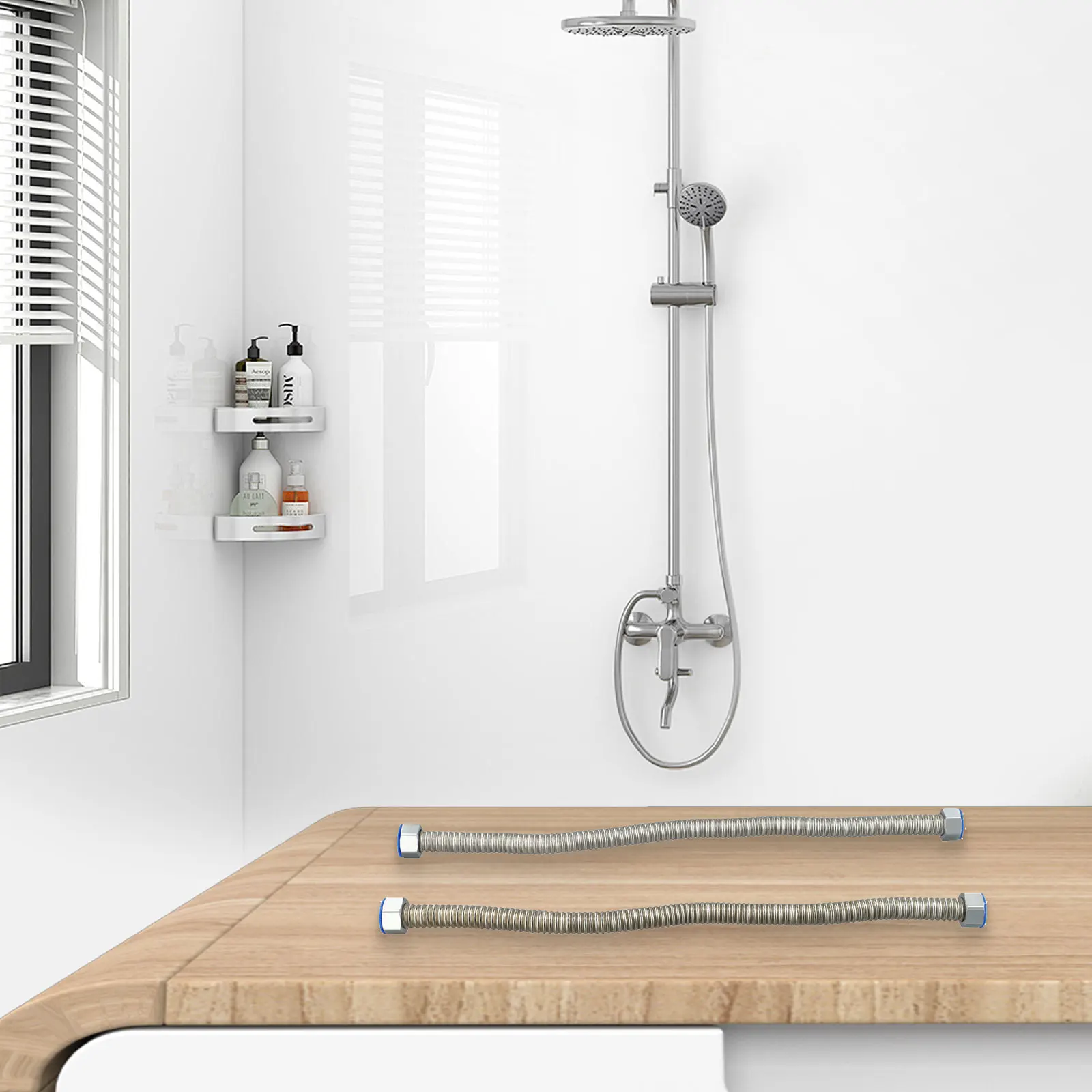 34-дюймовая гибкая пара гофрированных шлангов из нержавеющей стали для безопасных соединений отопления воды и простая установка
34-дюймовая гибкая пара гофрированных шлангов из нержавеющей стали для безопасных соединений отопления воды и простая установка