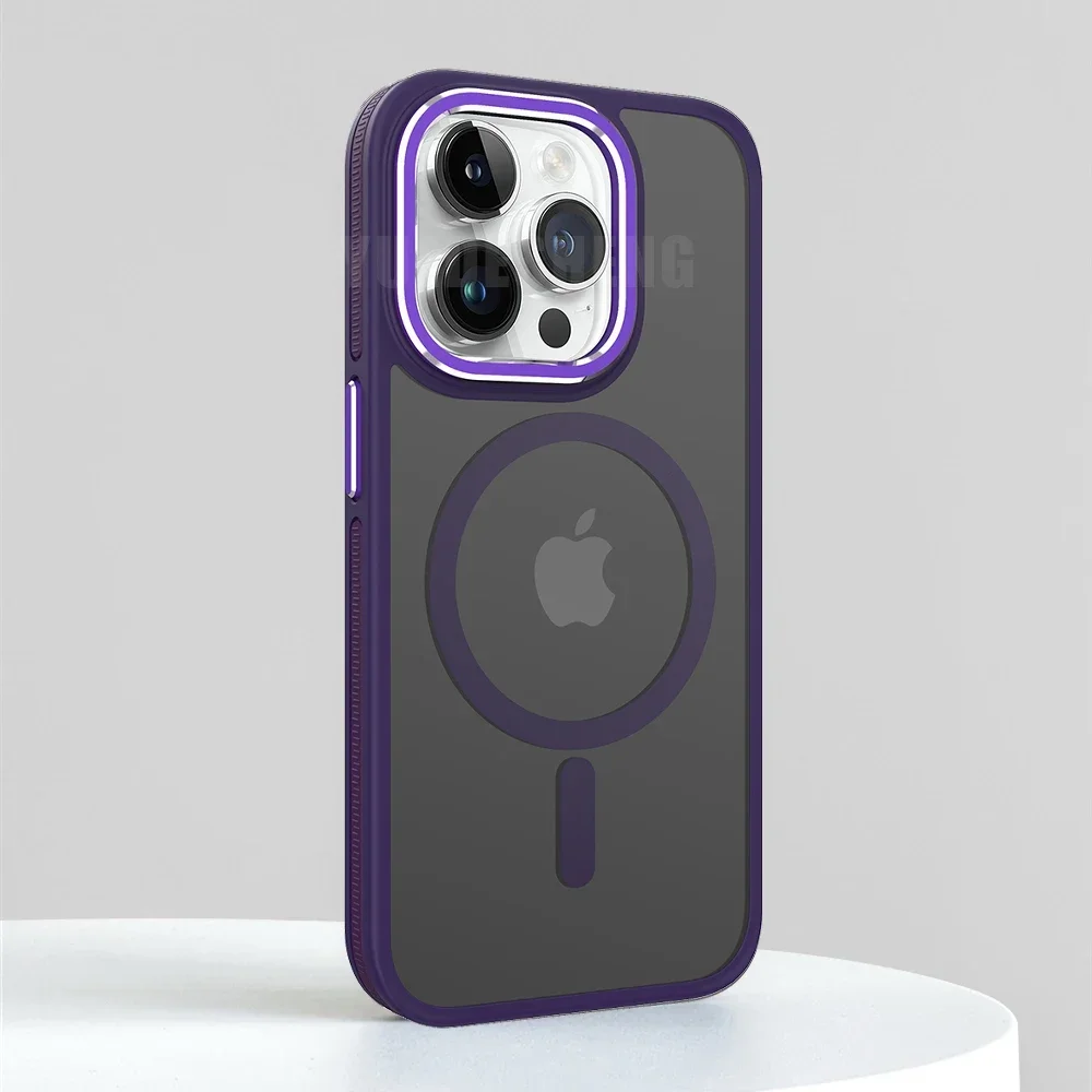 Luxury Matte Anti-Slip Shockproof Phone Case For iPhone 15 14 13 12 11 Pro Max Magnetic Wireless Charge Translucent Cover
Luxury Matte Anti-Slip Shockproof Phone Case For iPhone 15 14 13 12 11 Pro Max Magnetic Wireless Charge Translucent Cover