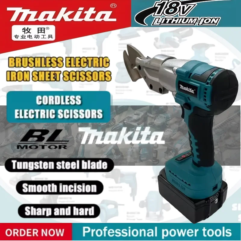 Makita Electric Brushless Iron Scissors Machine Rechargeable Professional Metal Cutting Tool Sheet Shear Cutter Power Tools
Makita Electric Brushless Iron Scissors Machine Rechargeable Professional Metal Cutting Tool Sheet Shear Cutter Power Tools