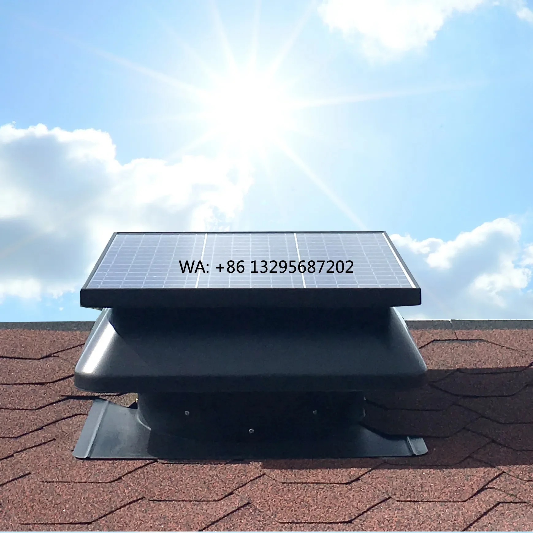 Sunny Green Life Industrial 40W Solar Powered Roof Mounted Attic Exhaust Fan with IP68 DC Motor Solar Fan System for Home
Sunny Green Life Industrial 40W Solar Powered Roof Mounted Attic Exhaust Fan with IP68 DC Motor Solar Fan System for Home