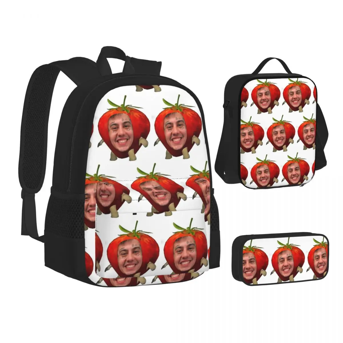 Duki Rapper Rockstar Music Backpacks Boys Girls Bookbag School Bags Kids Rucksack Lunch Bag Pen Bag Three-Piece Set
Duki Rapper Rockstar Music Backpacks Boys Girls Bookbag School Bags Kids Rucksack Lunch Bag Pen Bag Three-Piece Set