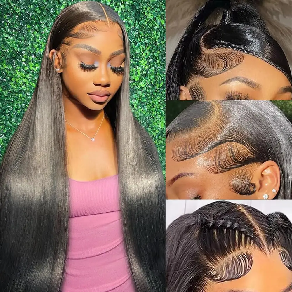 Real Human Hair Wig 13x6 Lace Front Wigs Straight 360 Lace Frontal Wig with Baby Hair 200% Density 5x5 Closure Wig Natural Color
Real Human Hair Wig 13x6 Lace Front Wigs Straight 360 Lace Frontal Wig with Baby Hair 200% Density 5x5 Closure Wig Natural Color