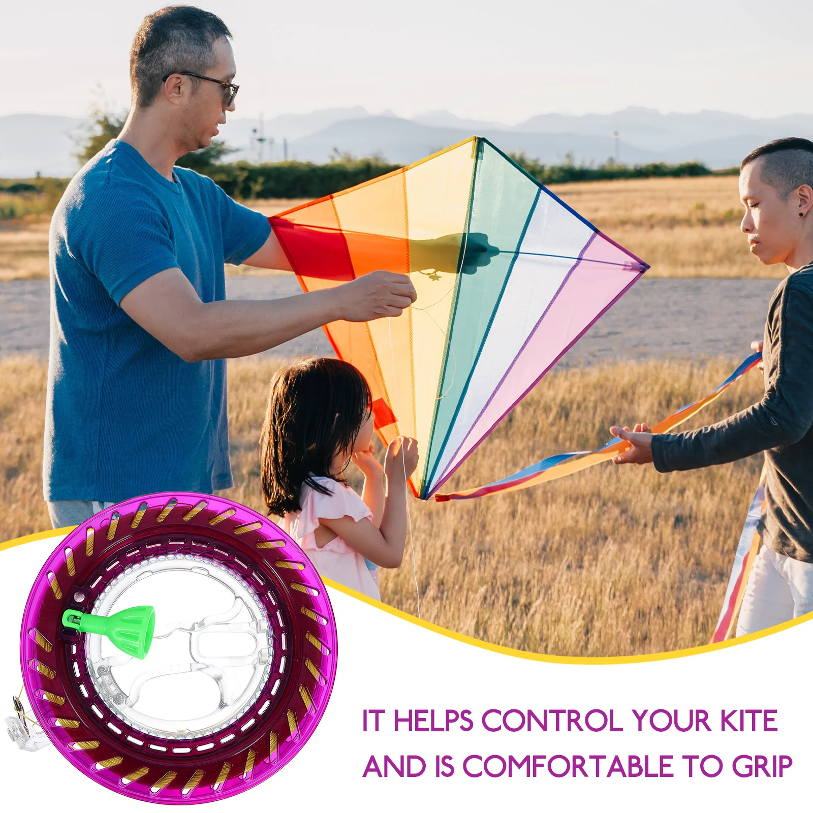 1 set ABS Anti-fall Ball Bearing Kite Reel 20cm Purple Wheel 400m Line Scratch Resistant Outdoor Toy Kite Accessories
1 set ABS Anti-fall Ball Bearing Kite Reel 20cm Purple Wheel 400m Line Scratch Resistant Outdoor Toy Kite Accessories