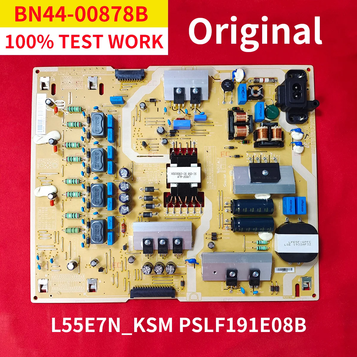 Original BN44-00878B L55E7N_KSM PSLF191E08B Power supply board for Samsung TV Maintenance Accessories
Original BN44-00878B L55E7N_KSM PSLF191E08B Power supply board for Samsung TV Maintenance Accessories