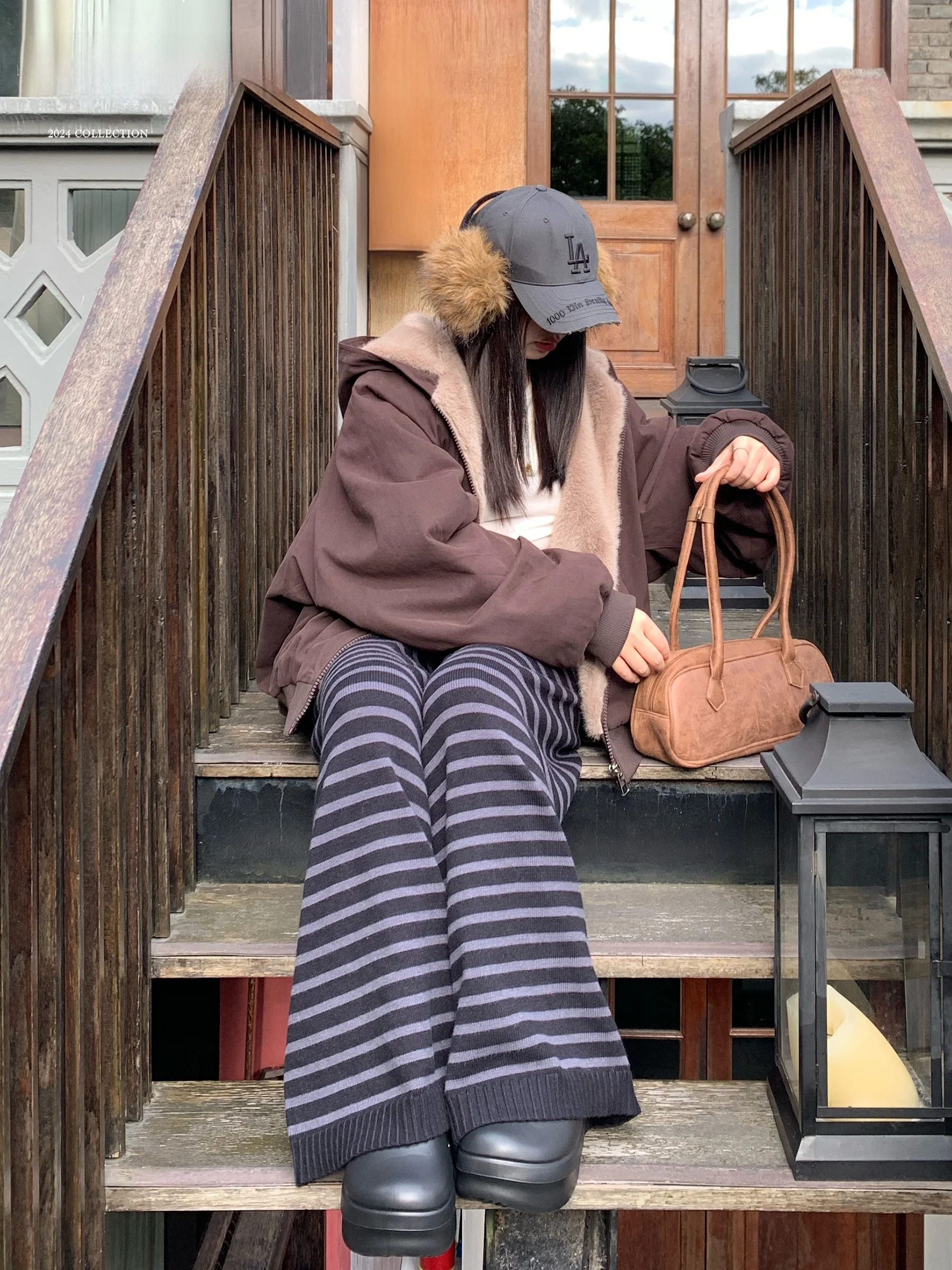 Ulovely Casual Loose Drapey Striped Knitted Wide Leg Pants plus Size Women's Comfortable Loose Fit Trousers for Daily Wear
Ulovely Casual Loose Drapey Striped Knitted Wide Leg Pants plus Size Women's Comfortable Loose Fit Trousers for Daily Wear