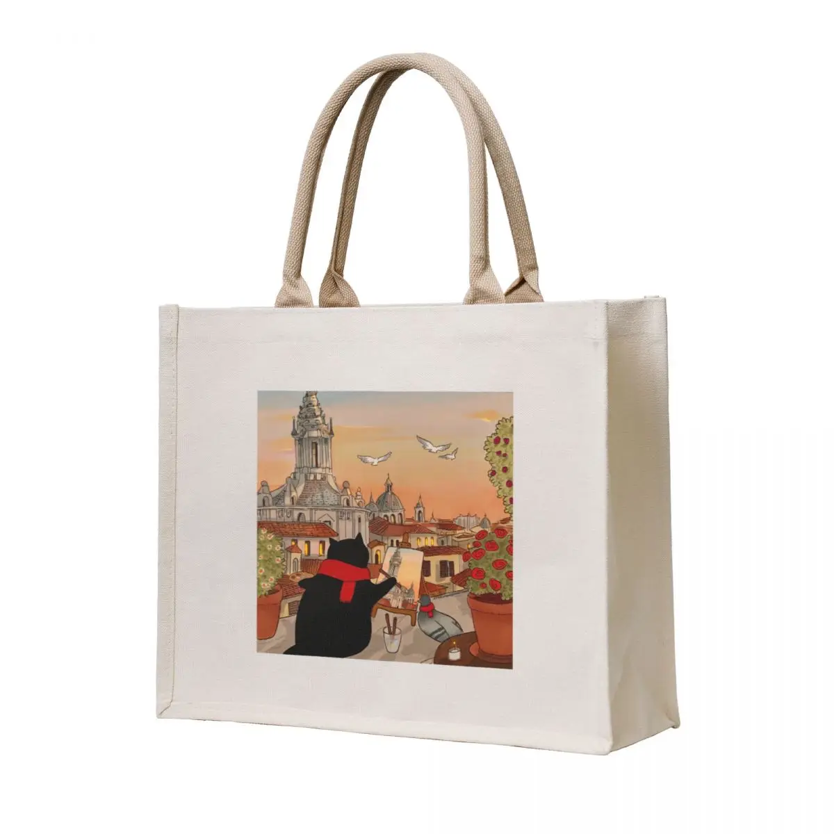 Stanis Painting Roman Roofs Tote Bag Shopper bag sacs de shopping tote bags men shopping bags foldable
Stanis Painting Roman Roofs Tote Bag Shopper bag sacs de shopping tote bags men shopping bags foldable