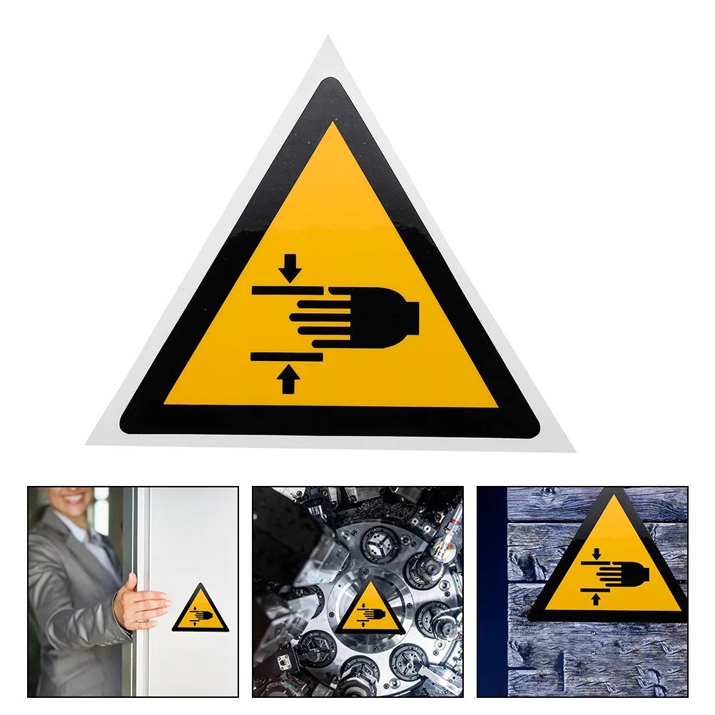 2 Pcs Safety Sign Stickers Signs for Work Crushing Warning Cautionary Hand Yellow Decal
2 Pcs Safety Sign Stickers Signs for Work Crushing Warning Cautionary Hand Yellow Decal