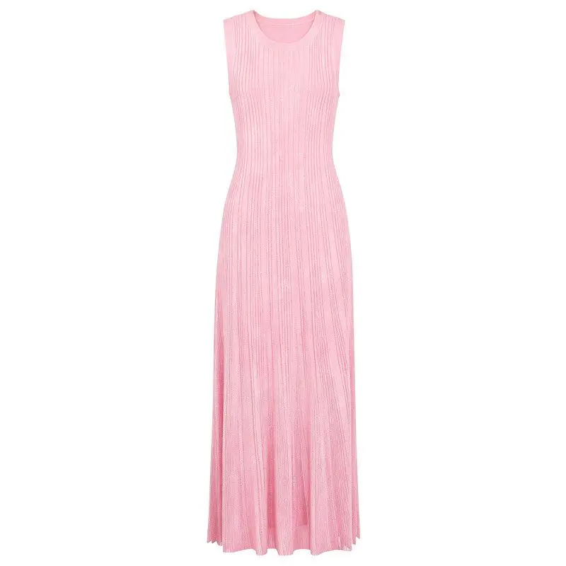 High-End Summer New Style Slimming Fashionable Sleeveless Shiny Thread Dress for Ladies mid Waist Knitted round Neck Casual D...
High-End Summer New Style Slimming Fashionable Sleeveless Shiny Thread Dress for Ladies mid Waist Knitted round Neck Casual D...