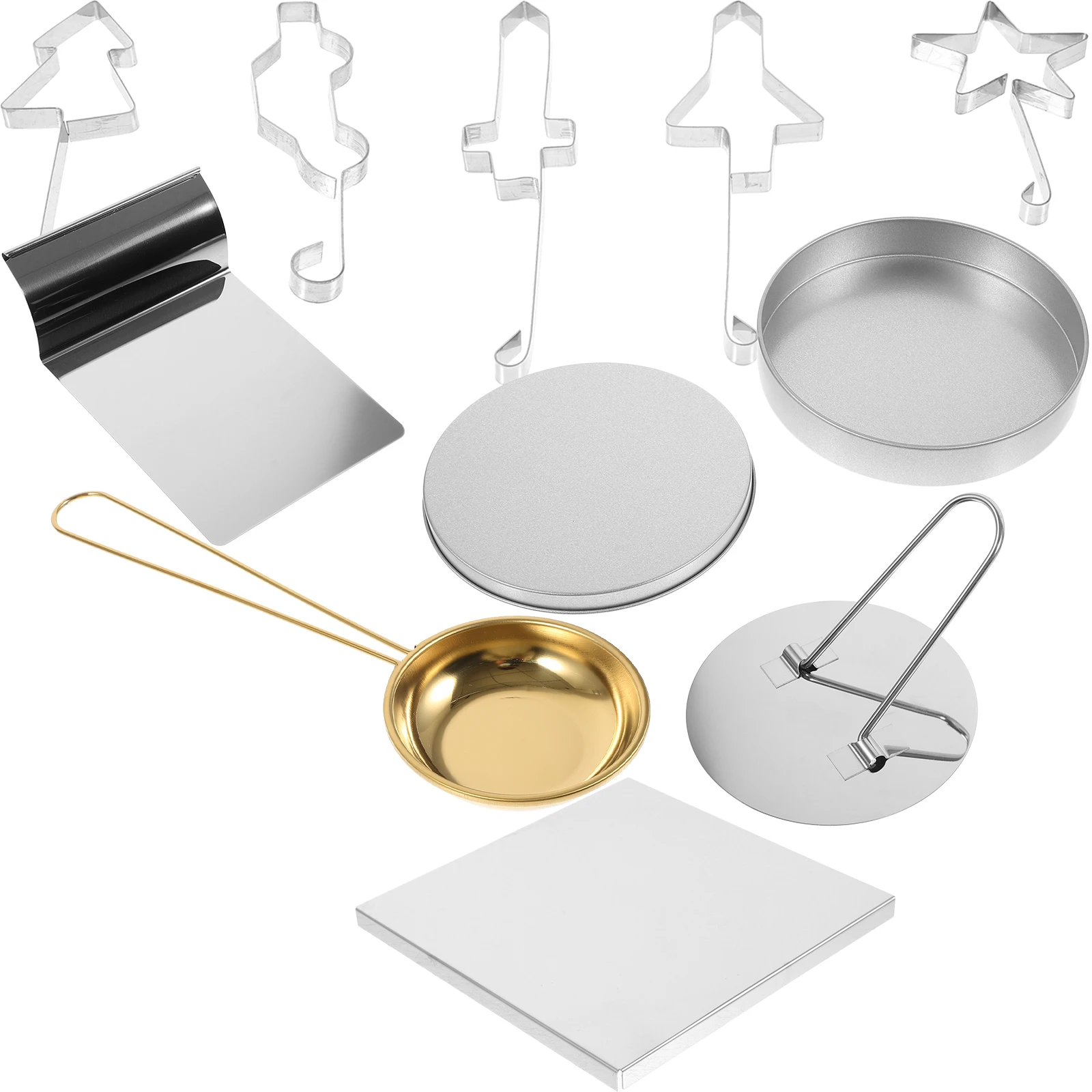 1 set Sugar Cookie Mold Baking Candy Shaper Stainless Steel Tools Set Pastry Easy Use Safe Clean Kids Friendly
1 set Sugar Cookie Mold Baking Candy Shaper Stainless Steel Tools Set Pastry Easy Use Safe Clean Kids Friendly