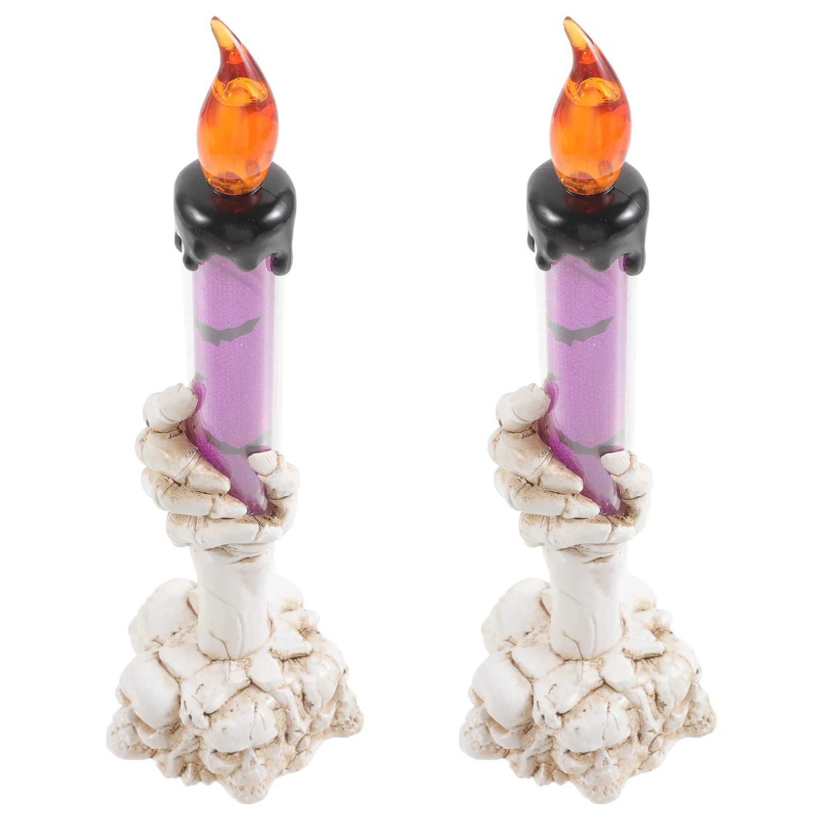 2pcs Ghost Purple Plastic Halloween Decor Spooky LED Electronic Flame Wax Supplies Flickering Safe Energy
2pcs Ghost Purple Plastic Halloween Decor Spooky LED Electronic Flame Wax Supplies Flickering Safe Energy