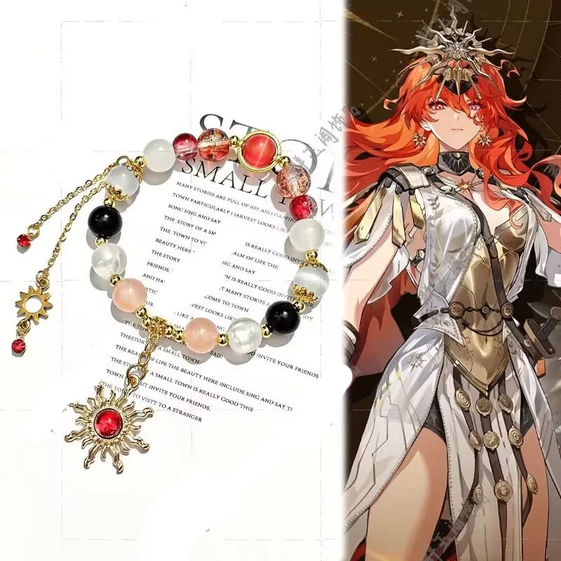 Game AUGUSTA Cosplay Bracelet Unisex Beads Chain Wuthering Waves Cosplay Bracelets Jewelry Zinc Alloy Accessories Gifts
Game AUGUSTA Cosplay Bracelet Unisex Beads Chain Wuthering Waves Cosplay Bracelets Jewelry Zinc Alloy Accessories Gifts