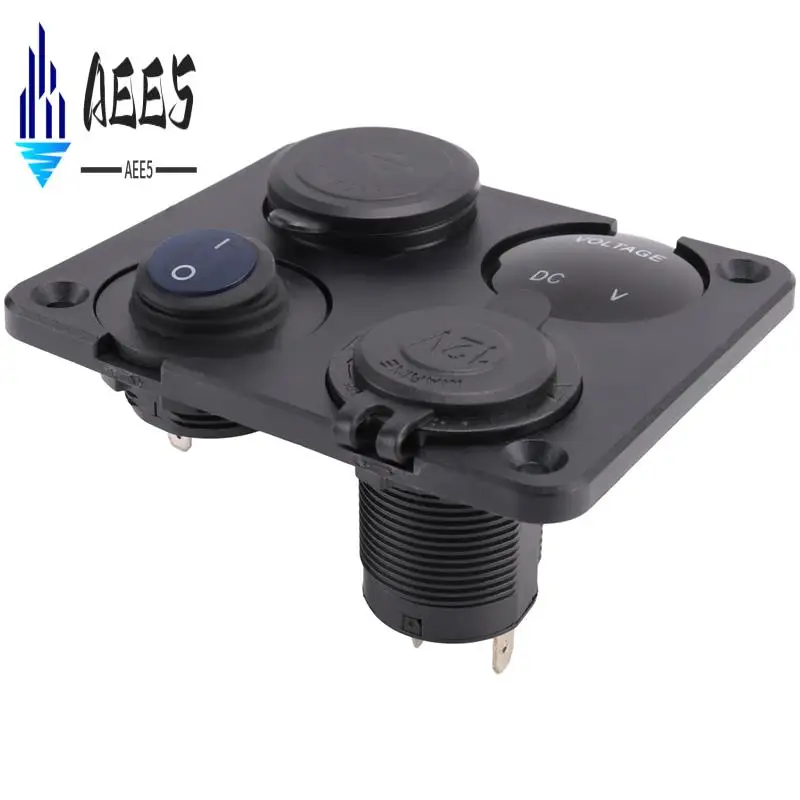 AEE5-Marine Boat RV 12V Зарядное устройство Панель с разъемом Multi USB Быстрое зарядное устройство с тумблером
AEE5-Marine Boat RV 12V Зарядное устройство Панель с разъемом Multi USB Быстрое зарядное устройство с тумблером