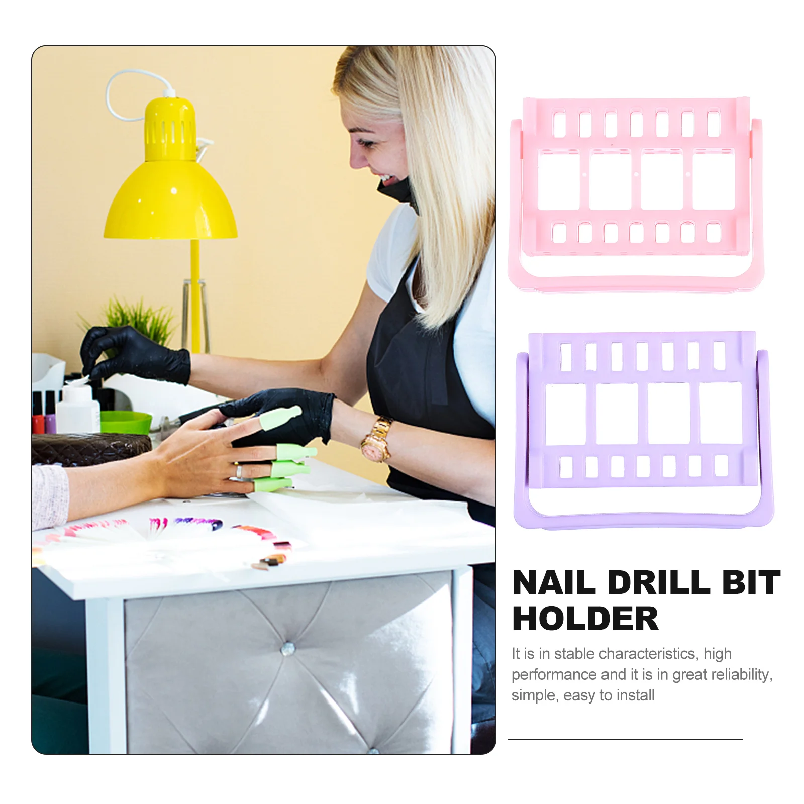 2 pcs 16-Hole Nail Drill Bit Holder Grinding Head Display Rack For Manicure Art Storage Organizer Nail Drill Accessory Stand
2 pcs 16-Hole Nail Drill Bit Holder Grinding Head Display Rack For Manicure Art Storage Organizer Nail Drill Accessory Stand