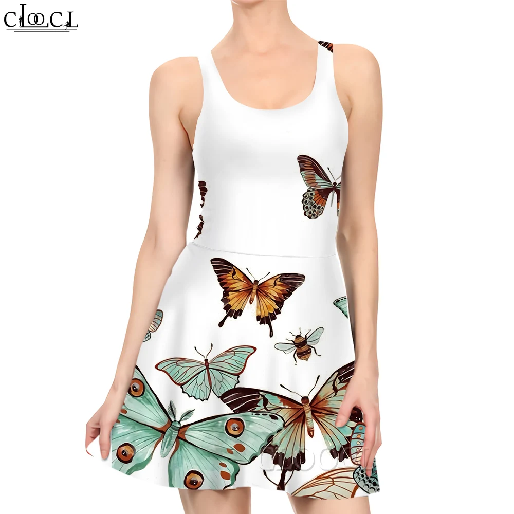 CLOOCL Women Dress Flower Butterflies Pattern 3D Printed Mini Dress for Fashion Sleeveless Sexy Beach Dresses Female Clothes
CLOOCL Women Dress Flower Butterflies Pattern 3D Printed Mini Dress for Fashion Sleeveless Sexy Beach Dresses Female Clothes