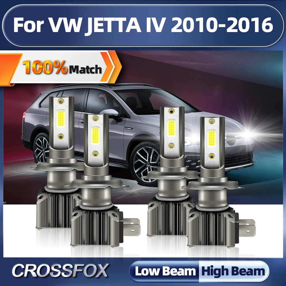 240W LED Headlight Bulbs 40000LM High Low Beam Car Lamps 6000K White For VW JETTA IV 2010 2011 2012 2013 2014 2015 2016
240W LED Headlight Bulbs 40000LM High Low Beam Car Lamps 6000K White For VW JETTA IV 2010 2011 2012 2013 2014 2015 2016