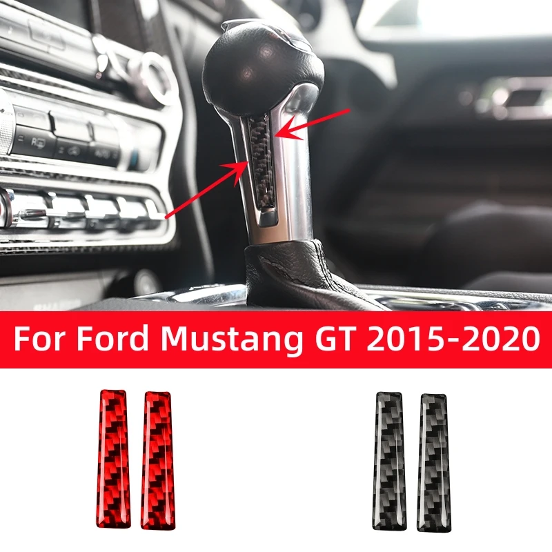 For Ford Mustang GT 2015-2021 Accessories Carbon Fiber Interior Car Gear Lever Both Sides Trim Cover Trim Sticker Decal Decor
For Ford Mustang GT 2015-2021 Accessories Carbon Fiber Interior Car Gear Lever Both Sides Trim Cover Trim Sticker Decal Decor