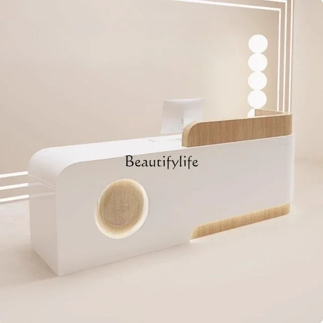 yj39 Light Luxury High-End Cream Style Cashier Counter Children's Clothing Store Reception Desk 
yj39 Light Luxury High-End Cream Style Cashier Counter Children's Clothing Store Reception Desk