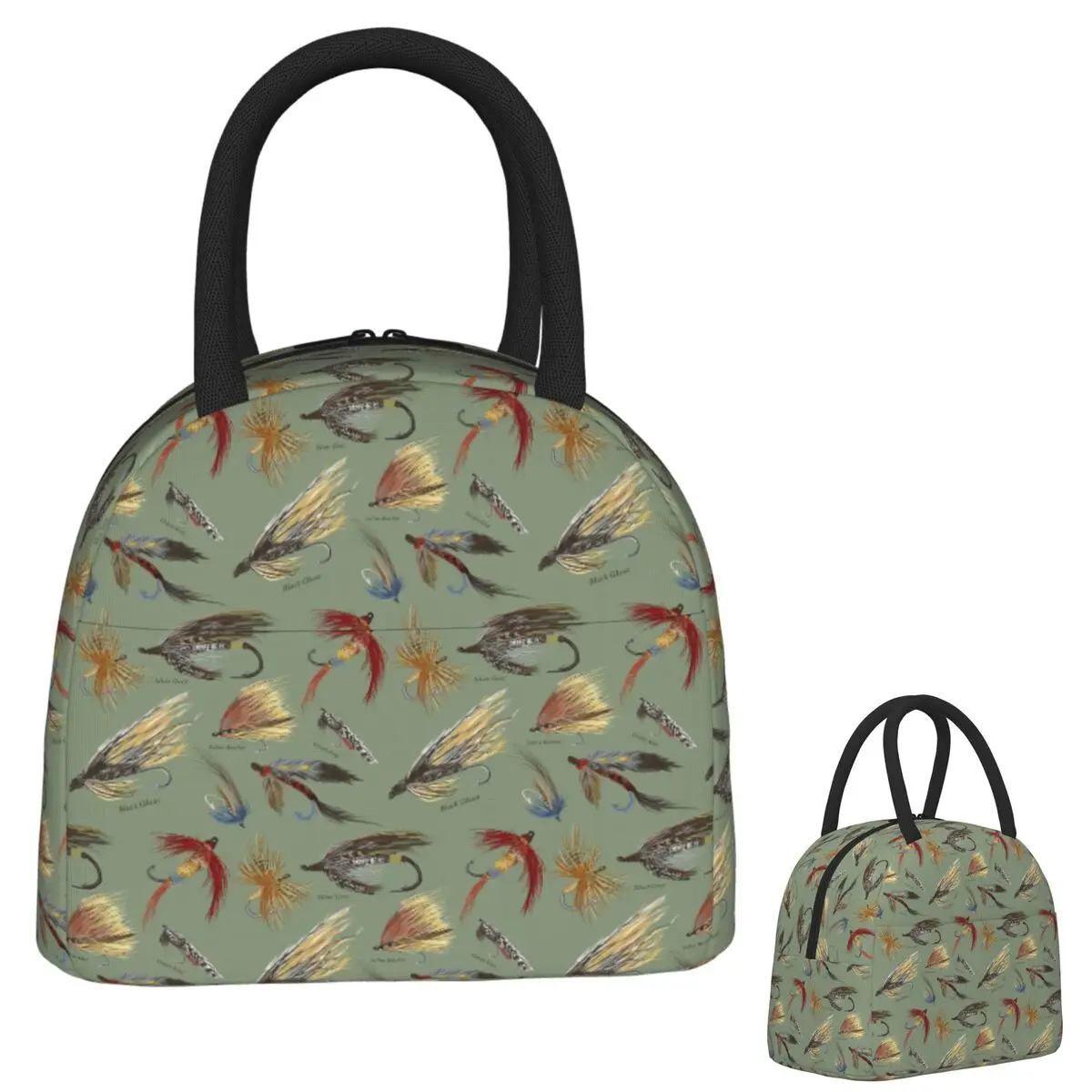 Fly Fishing With Hand Tied Flies Insulated Lunch Bag for Women Children Portable Food Boxes Thermal Lunch Box Tote
Fly Fishing With Hand Tied Flies Insulated Lunch Bag for Women Children Portable Food Boxes Thermal Lunch Box Tote