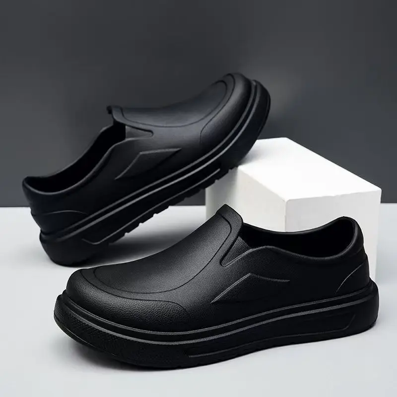 Men New Low Top Big Size Rain Shoes Injection Molding Soft Sole Non Slip Waterproof Slip On Lightweight Kitchen Work shoes
Men New Low Top Big Size Rain Shoes Injection Molding Soft Sole Non Slip Waterproof Slip On Lightweight Kitchen Work shoes