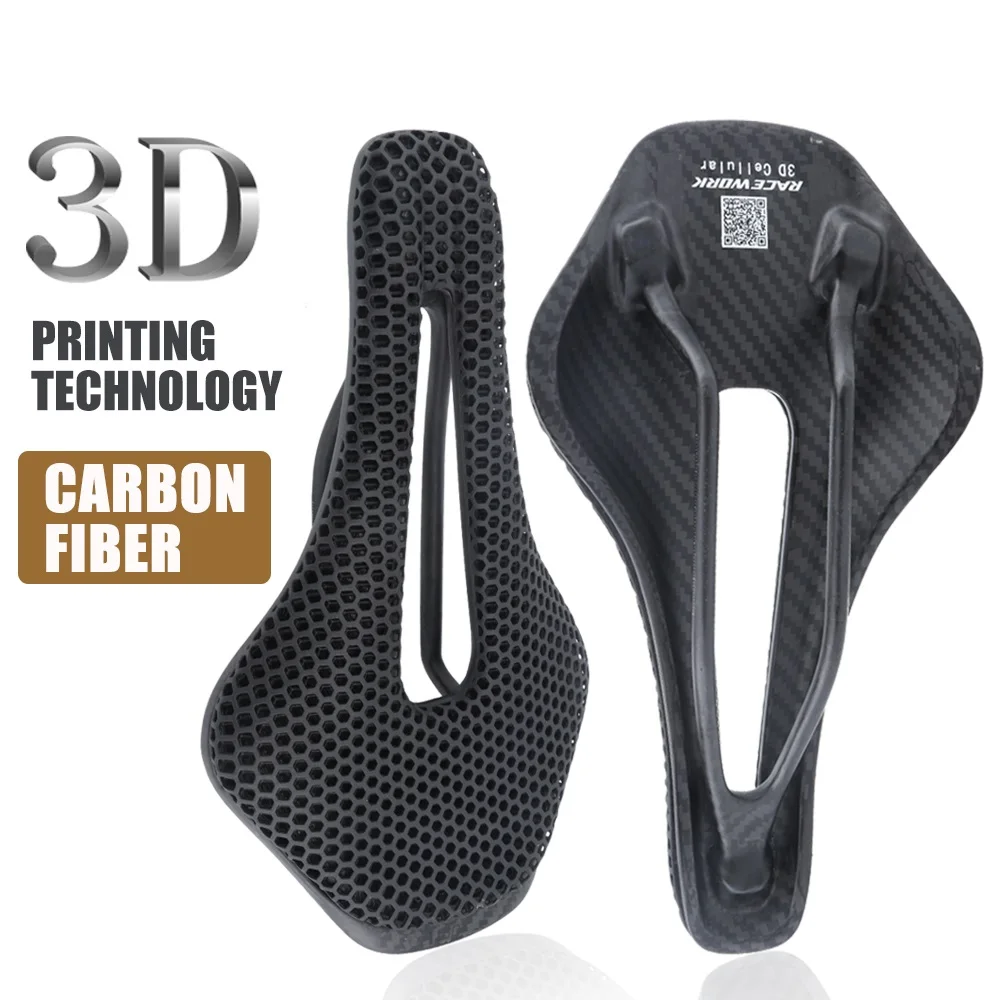 3D Printed Bicycle Saddle Carbon Fiber Honeycomb Bike Seat Super Soft MTB Road Triathlon Cycling Race Cushion Seat
3D Printed Bicycle Saddle Carbon Fiber Honeycomb Bike Seat Super Soft MTB Road Triathlon Cycling Race Cushion Seat