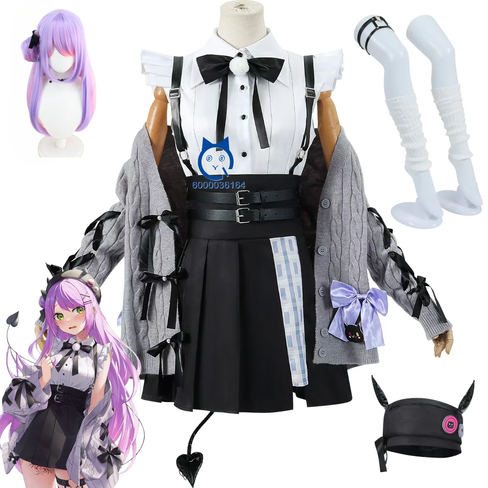 Anime Colorful Stage Virtual Idol Tokoyami Towa Cosplay Costume Cute Uniform Dress Hat Wig for Women Love Live Role Play Suit
Anime Colorful Stage Virtual Idol Tokoyami Towa Cosplay Costume Cute Uniform Dress Hat Wig for Women Love Live Role Play Suit