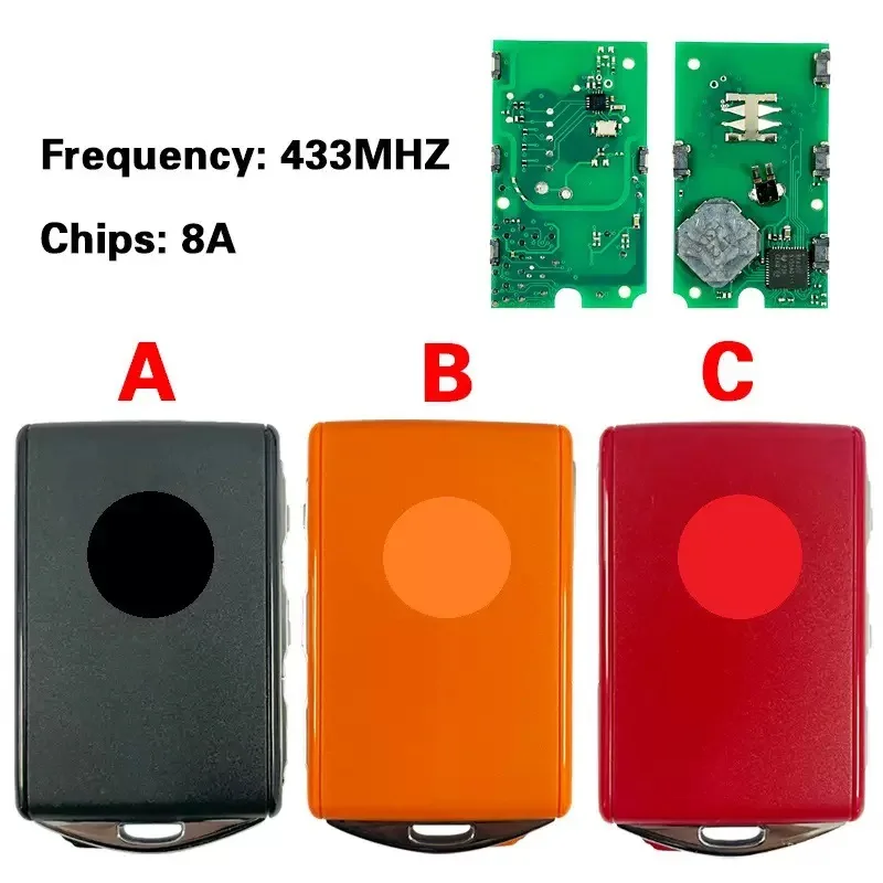 Smart Remote Car Key YGOHUF8423 434MHZ with 8A Chip Work for 16-21 years Volvo XC90 XC60 S90
Smart Remote Car Key YGOHUF8423 434MHZ with 8A Chip Work for 16-21 years Volvo XC90 XC60 S90