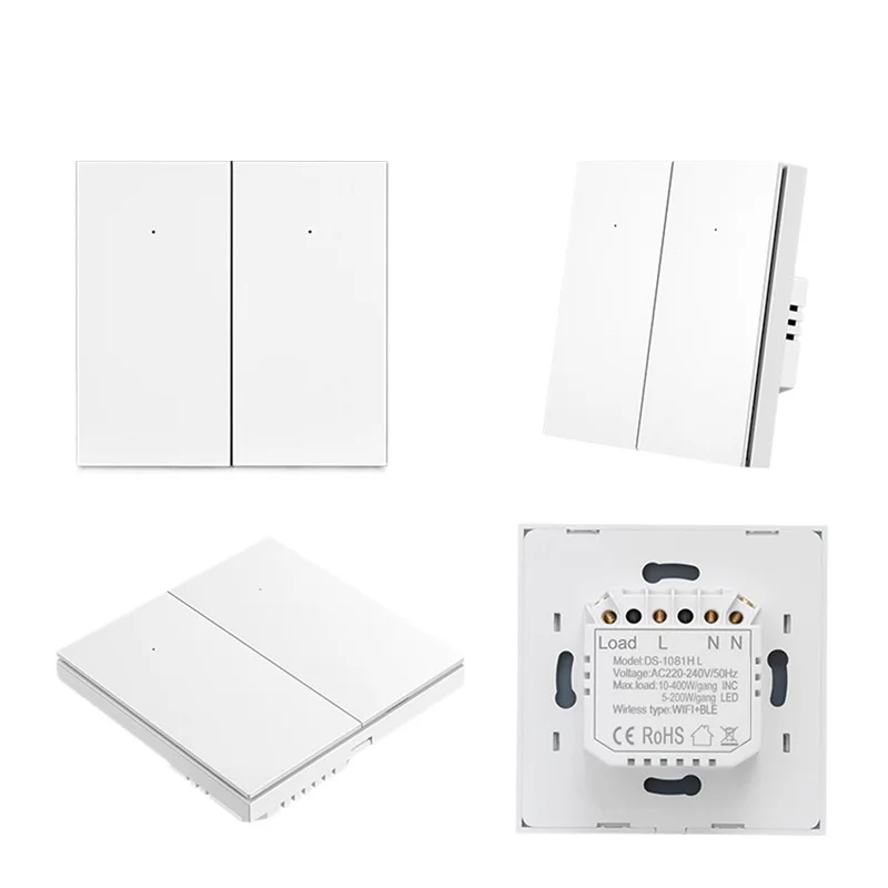 Intelligent single fire zero fire WIFI light switch timing voice Siri remote control Goole Home
Intelligent single fire zero fire WIFI light switch timing voice Siri remote control Goole Home