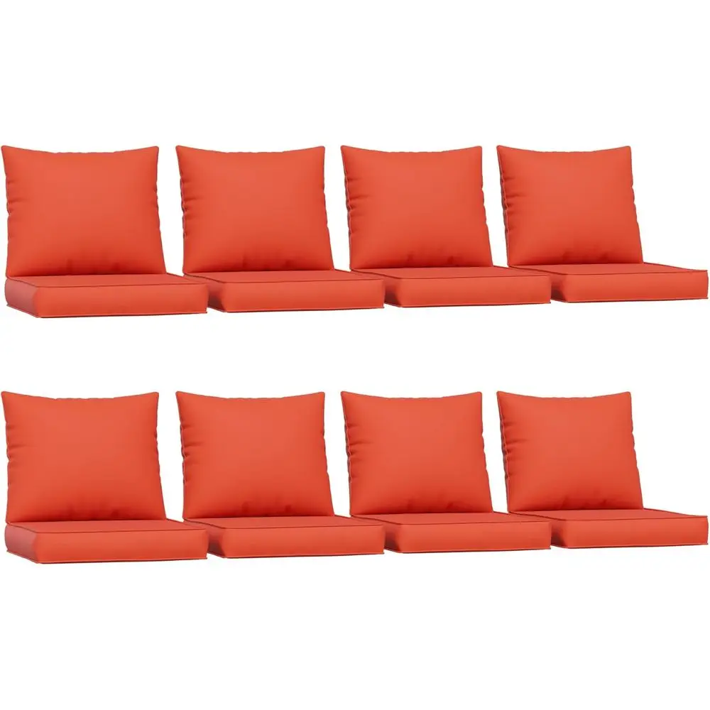 Set of 8 Weather-Resistant Outdoor Sectional Sofa Cushions in Orange
Set of 8 Weather-Resistant Outdoor Sectional Sofa Cushions in Orange