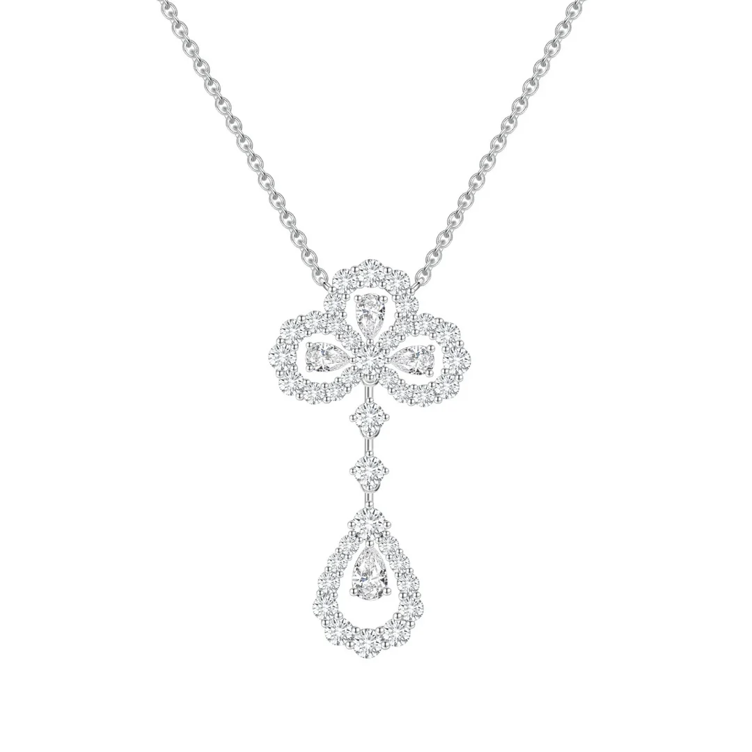 925 sterling silver shamrock droplet flowstone necklace with matching earrings
925 sterling silver shamrock droplet flowstone necklace with matching earrings
