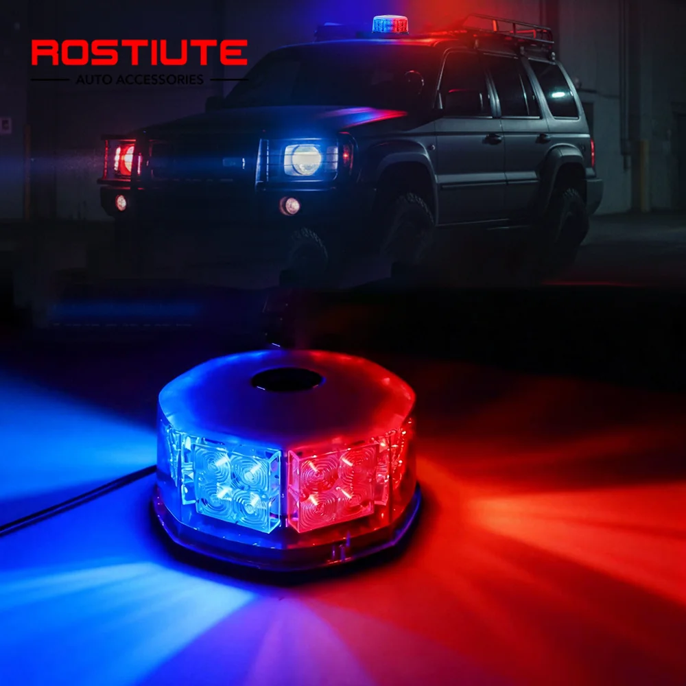32LED Police Strobe Lights with Magnetic Car Roof Rotating Beacon Police Patrol Flashing Lights 12V Automotivo Led Stroboscope
32LED Police Strobe Lights with Magnetic Car Roof Rotating Beacon Police Patrol Flashing Lights 12V Automotivo Led Stroboscope