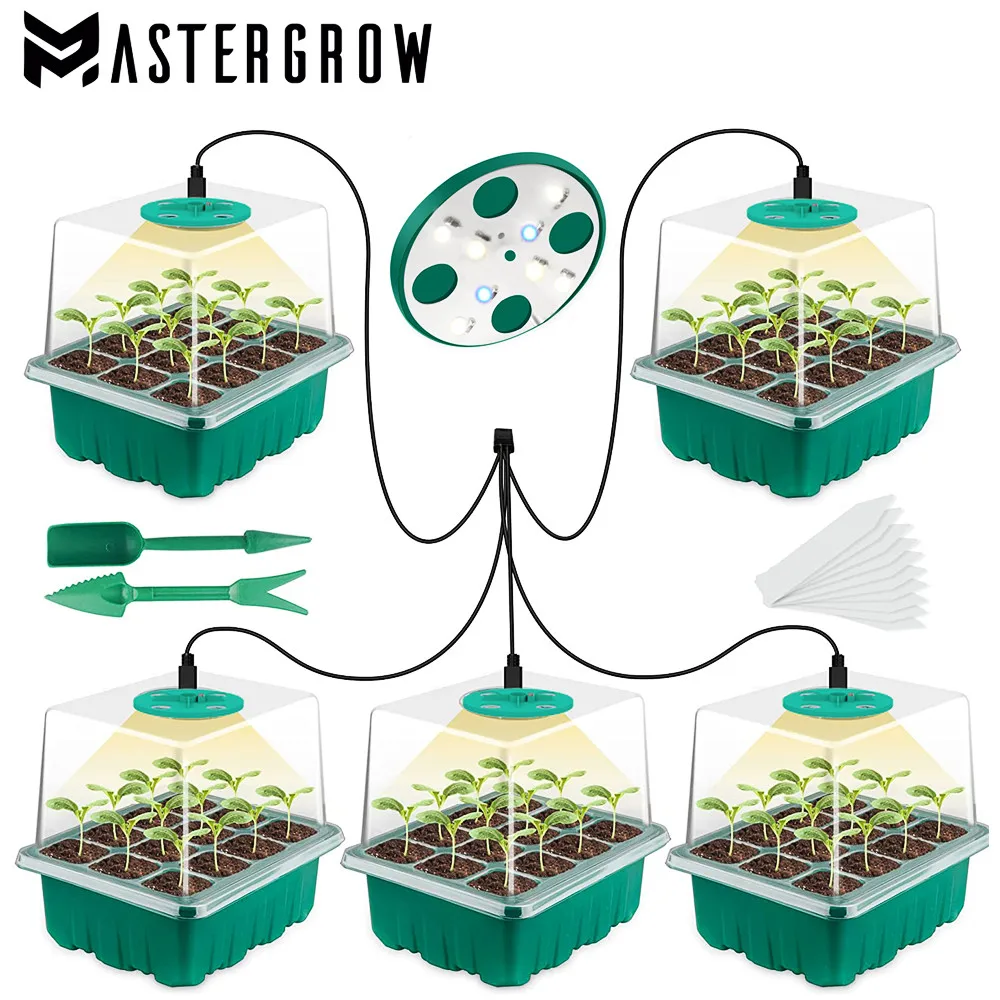 12-Hole Nursery Pot With Lamp, Garden Plant Nursery Box, Germination Seeder, Nursery Device With Lamp, Seedling Starter.
12-Hole Nursery Pot With Lamp, Garden Plant Nursery Box, Germination Seeder, Nursery Device With Lamp, Seedling Starter.