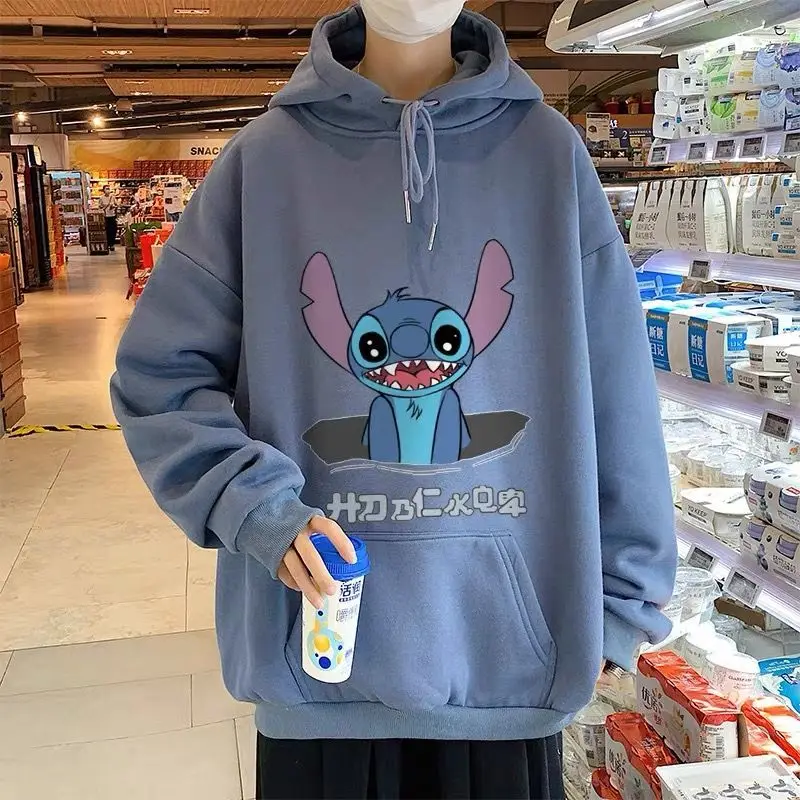 Disney Cartoon Character Stitch Hooded Men's Sweatshirt Cute Anime Print Velvet Winter Coat Student Warm Hooded Top Sweatshirt
Disney Cartoon Character Stitch Hooded Men's Sweatshirt Cute Anime Print Velvet Winter Coat Student Warm Hooded Top Sweatshirt