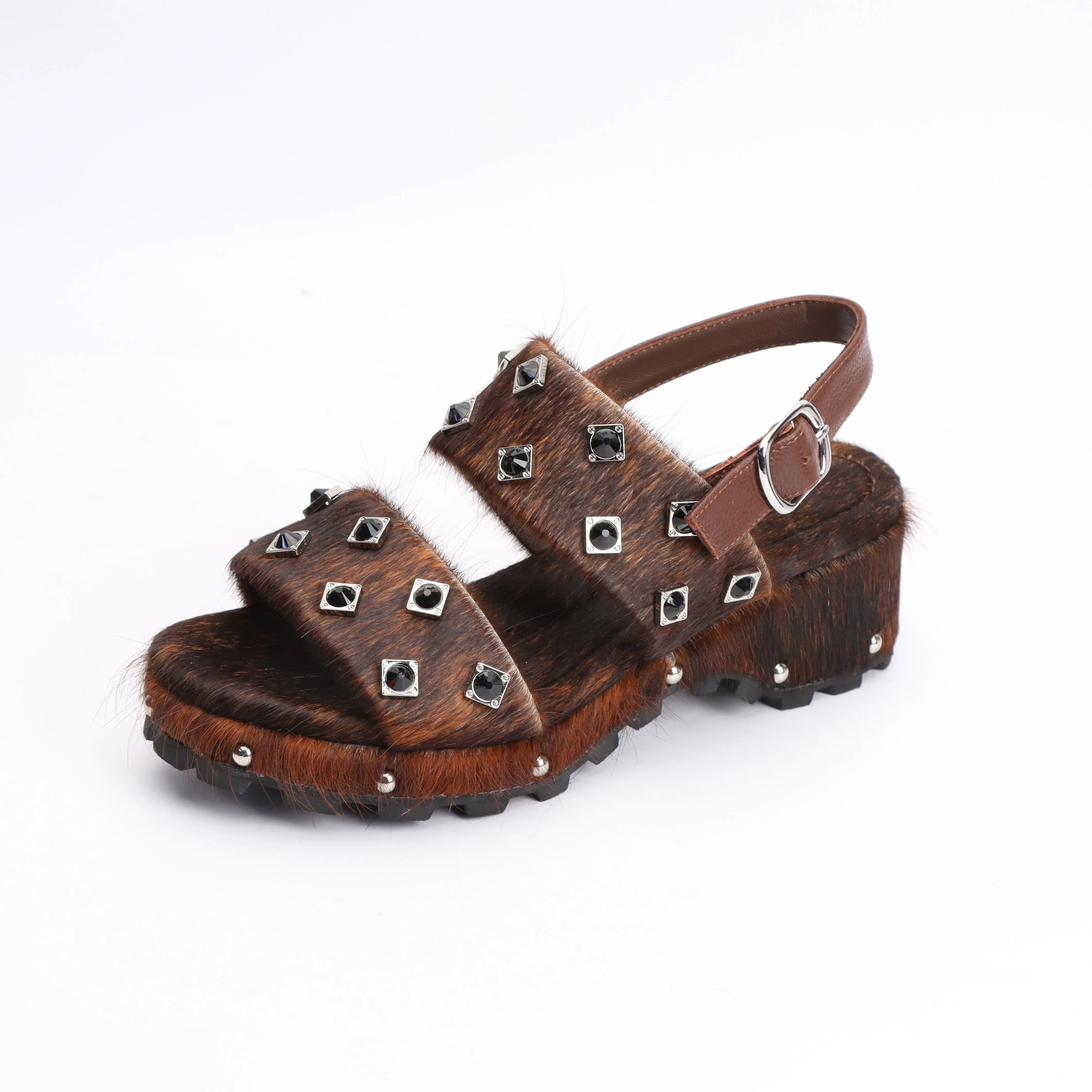 Designer Shoes Luxury Horsehair Rubber Sole Platform Flat Sandals for Woman Sandals Woman Summer Sandalias de Mujer
Designer Shoes Luxury Horsehair Rubber Sole Platform Flat Sandals for Woman Sandals Woman Summer Sandalias de Mujer