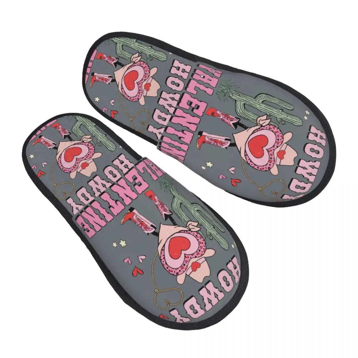 Custom Howdy Memory Foam Slippers Women Soft Warm Valentine's Day House Slippers
Custom Howdy Memory Foam Slippers Women Soft Warm Valentine's Day House Slippers