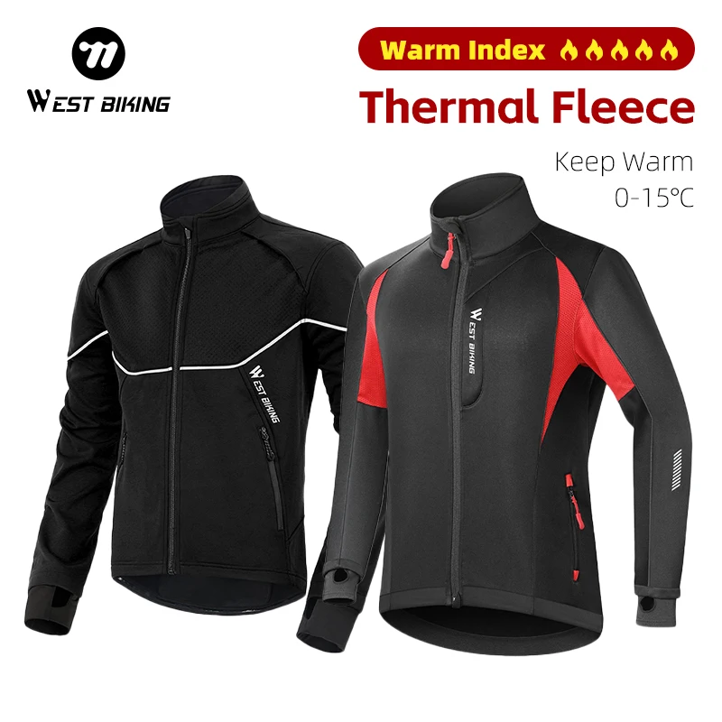 WEST BIKING Cycling Jacket Men Coats Winter Thermal Fleece Windbreaker MTB Bicycle Clothing Motorcycle Bike Jackets 0℃-15℃
WEST BIKING Cycling Jacket Men Coats Winter Thermal Fleece Windbreaker MTB Bicycle Clothing Motorcycle Bike Jackets 0℃-15℃