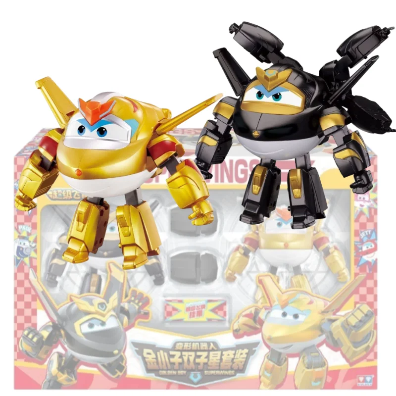 Auldey Super Wings Golden Boy Set, Black Gold Transform Robot, 2-in-1 Deformation Toy, Cartoon Action Model, Birthday Gift
Auldey Super Wings Golden Boy Set, Black Gold Transform Robot, 2-in-1 Deformation Toy, Cartoon Action Model, Birthday Gift