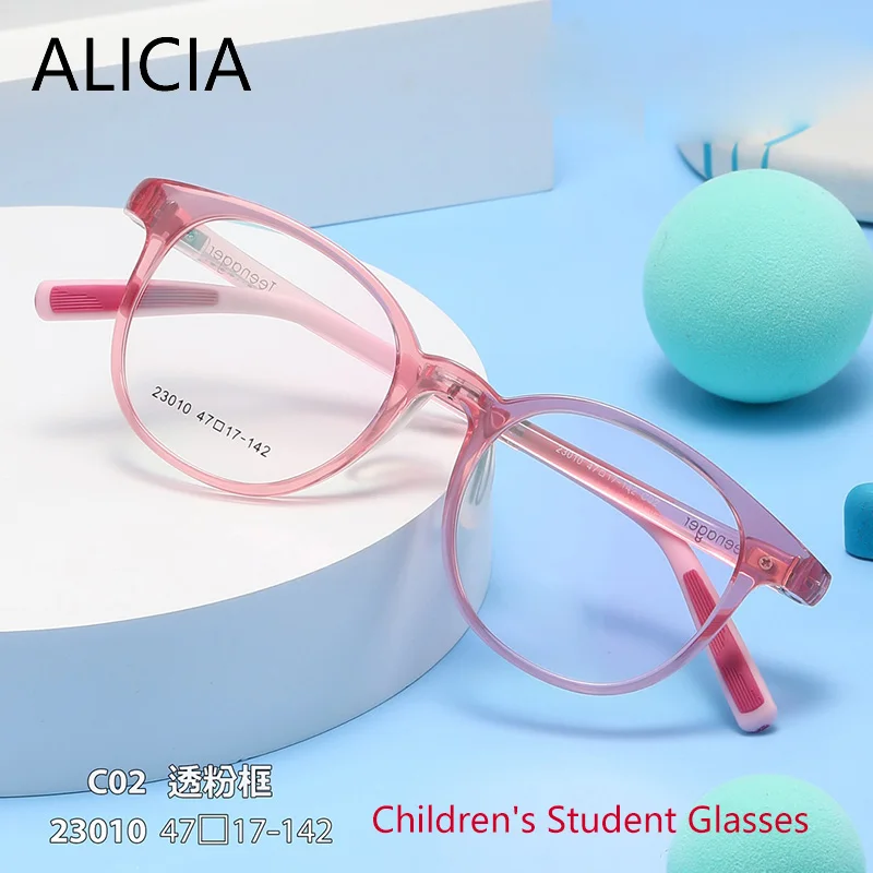 ALICIA Teenage Children's Student Glasses Silicone TR90 Fashion Retro Round Full Frame Optical Prescription Frames Boys Girls
ALICIA Teenage Children's Student Glasses Silicone TR90 Fashion Retro Round Full Frame Optical Prescription Frames Boys Girls