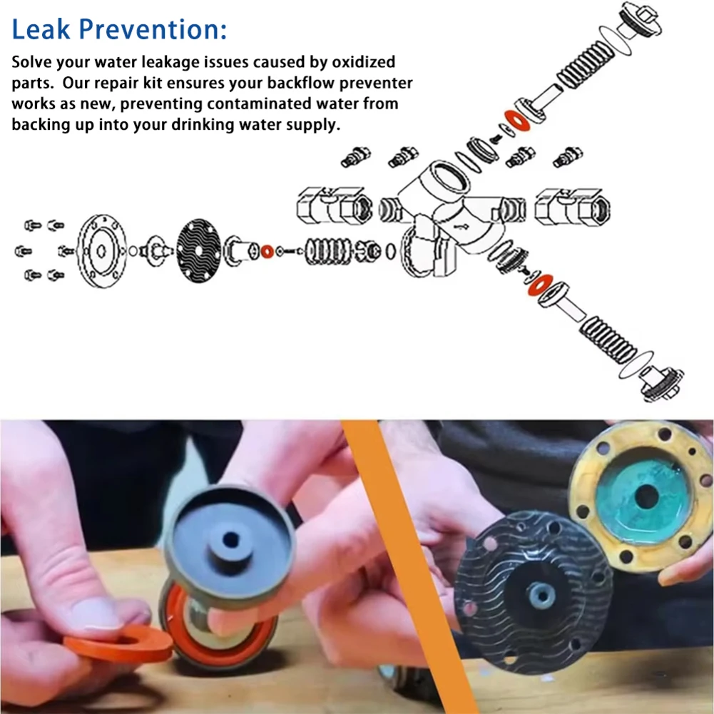 Valve Repair Kit for Tap Reflux For 975XL For 975XL2 and For Watts For LFFor 009M3 For 009M3 with Essential Springs
Valve Repair Kit for Tap Reflux For 975XL For 975XL2 and For Watts For LFFor 009M3 For 009M3 with Essential Springs