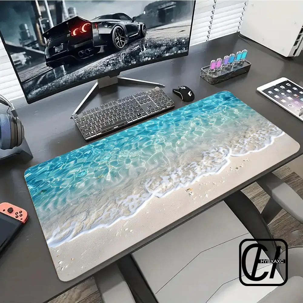 Large Gaming Mouse Pad Ocean Blue Non-Slip Washable Rubber Desk Mat Stitched Edges for Office E-Sports Computer Gamers HYBXXC
Large Gaming Mouse Pad Ocean Blue Non-Slip Washable Rubber Desk Mat Stitched Edges for Office E-Sports Computer Gamers HYBXXC