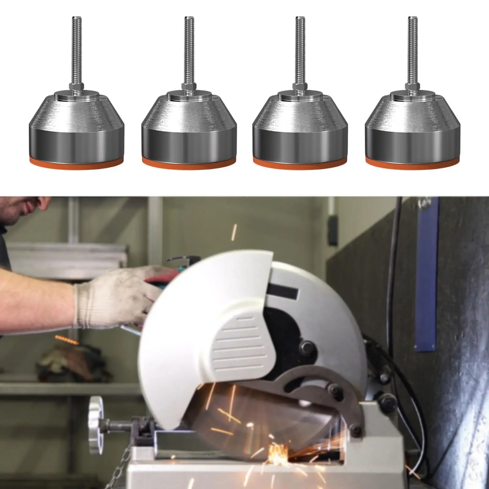 4x Cutting Machine Base Rubber Pad Premium Easy Installation Replaces High Performance Stainless Steel Fixed Protective Foot Pad
4x Cutting Machine Base Rubber Pad Premium Easy Installation Replaces High Performance Stainless Steel Fixed Protective Foot Pad