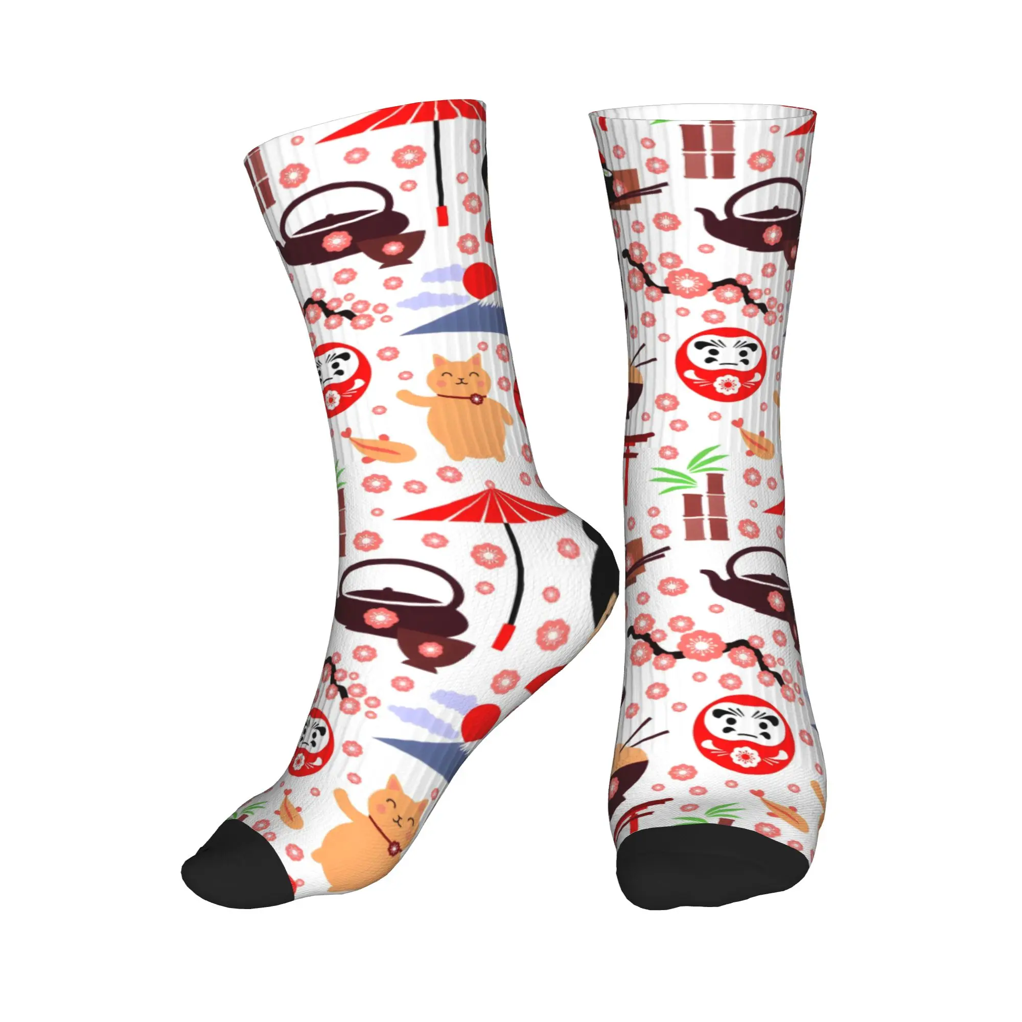 White Japanese Lucky Cat Daruma Men's Crew Socks Unisex Funny 3D Print Dress Socks
White Japanese Lucky Cat Daruma Men's Crew Socks Unisex Funny 3D Print Dress Socks
