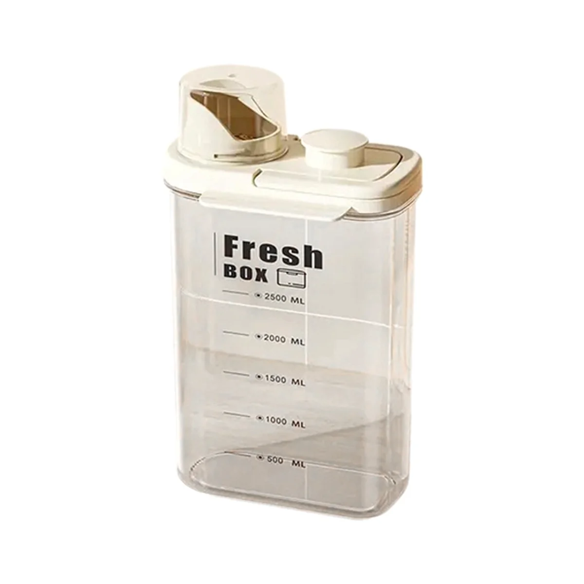 HHTL Transparent Kitchen Grain Storage Container with Handle, 2800ml, Moisture-Proof and Insect- Cream Yellow
HHTL Transparent Kitchen Grain Storage Container with Handle, 2800ml, Moisture-Proof and Insect- Cream Yellow