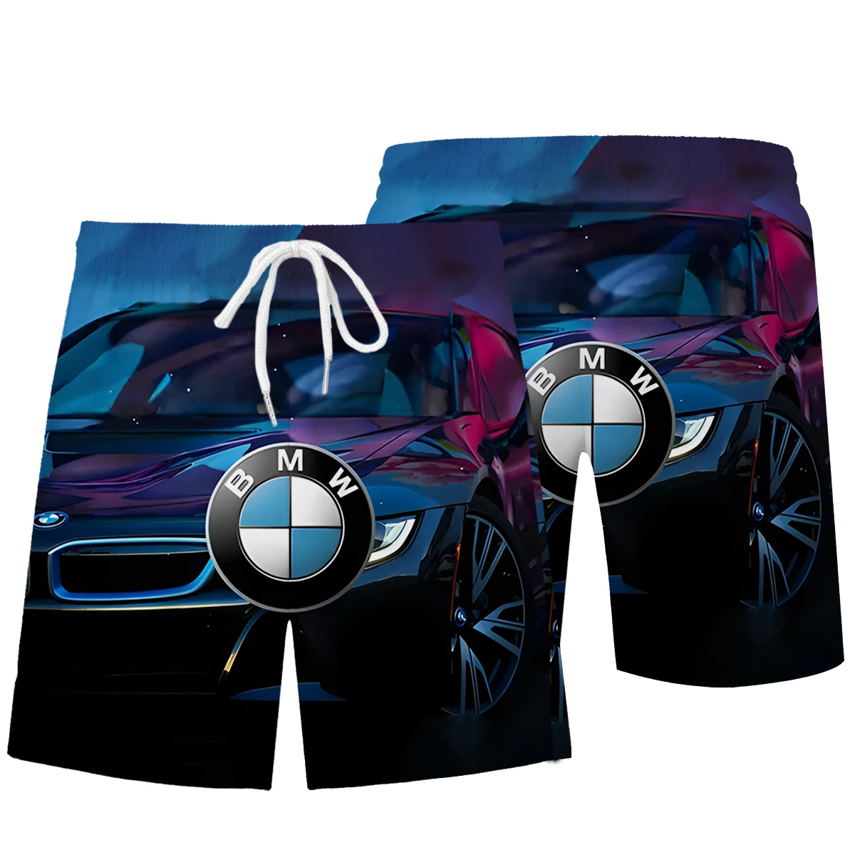 2025 Summer Beach Shorts 3D Digital Printing BMW Logo Casual Sports Fashion Drawstring Elastic Band Shorts BMW Men's Shorts
2025 Summer Beach Shorts 3D Digital Printing BMW Logo Casual Sports Fashion Drawstring Elastic Band Shorts BMW Men's Shorts