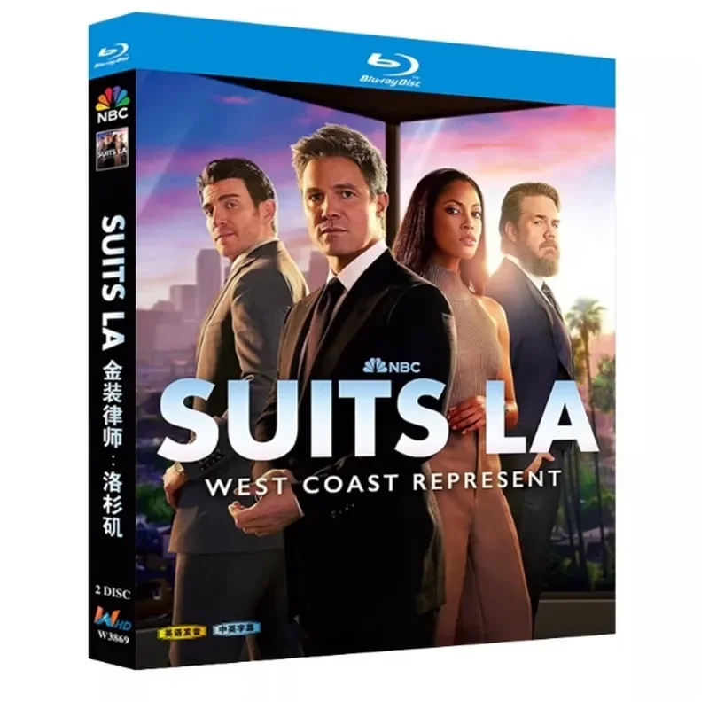 Blu-ray BD Disc High Definition American Drama Suits Los Angeles Suits LA 2025 2 Discs
Blu-ray BD Disc High Definition American Drama Suits Los Angeles Suits LA 2025 2 Discs