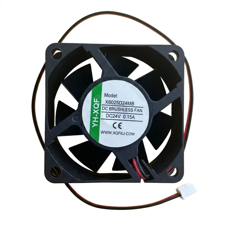 For YH-XQF X6025D24MB 6025 DC24V 0.15A 6CM 2-wire Inverter Cooling Fan
For YH-XQF X6025D24MB 6025 DC24V 0.15A 6CM 2-wire Inverter Cooling Fan