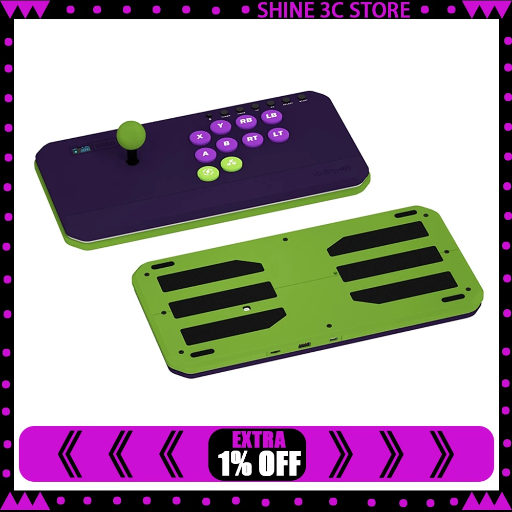 DOIO KBGM-H08D Mechanical Keyboard VLX Aluminum Alloy Rocker Arcade Fighting Gamer Keyboard HITBOX For PS5 Switch PC Steam NS2
DOIO KBGM-H08D Mechanical Keyboard VLX Aluminum Alloy Rocker Arcade Fighting Gamer Keyboard HITBOX For PS5 Switch PC Steam NS2