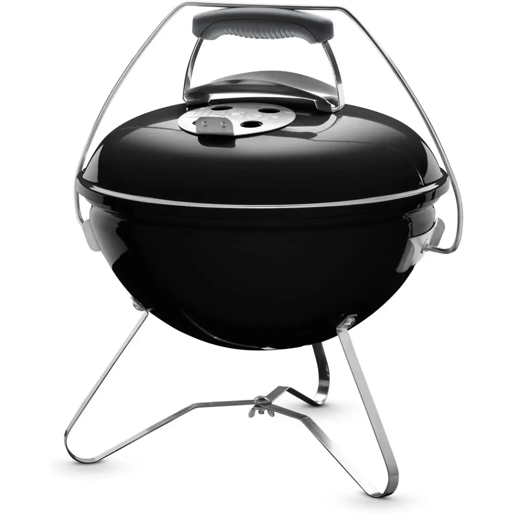 Portable 37cm Charcoal Grill with Tuck-N-Carry Lid & Plated Steel Legs | Outdoor BBQ Cooker with Porcelain-Enamelled Bowl - Blac
Portable 37cm Charcoal Grill with Tuck-N-Carry Lid & Plated Steel Legs | Outdoor BBQ Cooker with Porcelain-Enamelled Bowl - Blac
