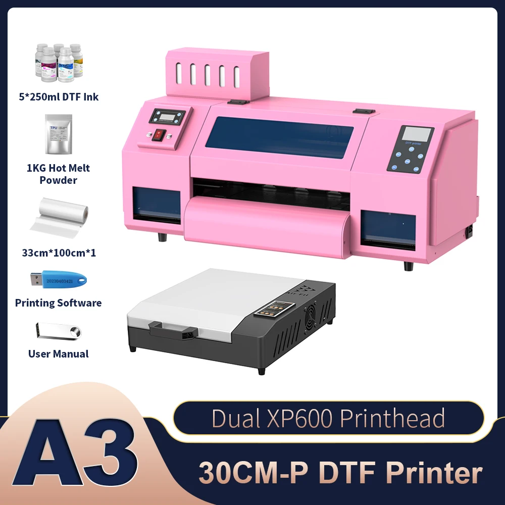 Принтер A3 DTF XP600 Impresora A3 DTF Печатная машина Direct to Film Принтеры A3 DTF для толстовок Футболка Все ткани
Принтер A3 DTF XP600 Impresora A3 DTF Печатная машина Direct to Film Принтеры A3 DTF для толстовок Футболка Все ткани