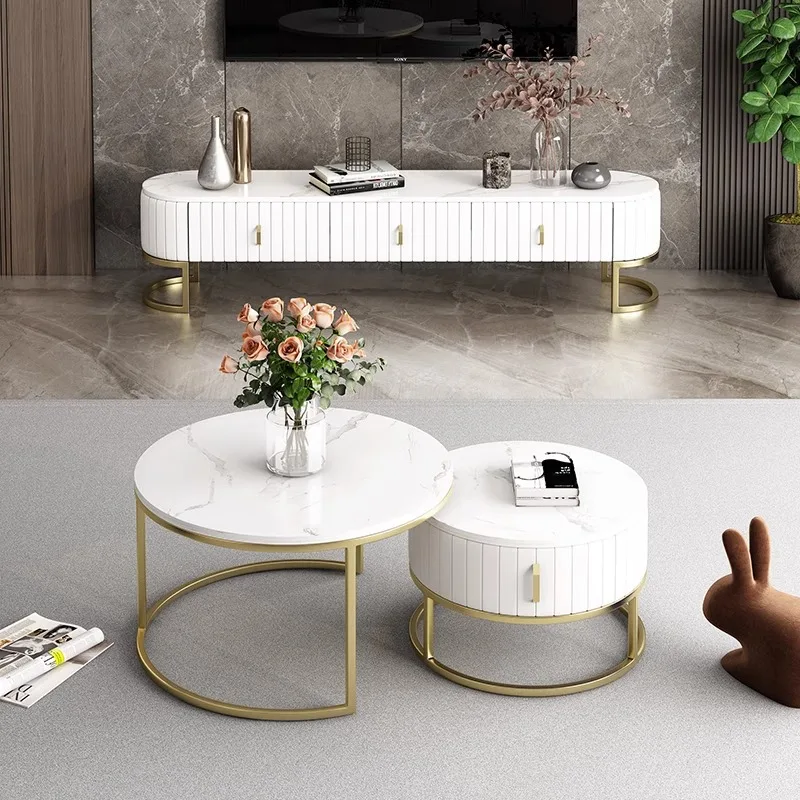 Nordic style marble coffee table TV cabinet combination light luxury rock slab TV cabinet
Nordic style marble coffee table TV cabinet combination light luxury rock slab TV cabinet