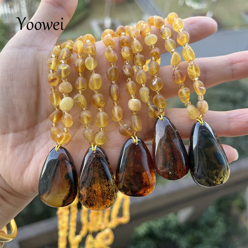61cm-70cm Natural Amber Necklace for Unisex Baltic Honey Beans Beads Drop Plant Pendant Bracelet Women Unique Gift Fine Jewelry
61cm-70cm Natural Amber Necklace for Unisex Baltic Honey Beans Beads Drop Plant Pendant Bracelet Women Unique Gift Fine Jewelry